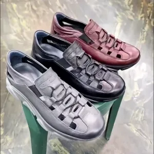 Men's New Breathable Casual Top Layer Cowhide Comfortable Shoes