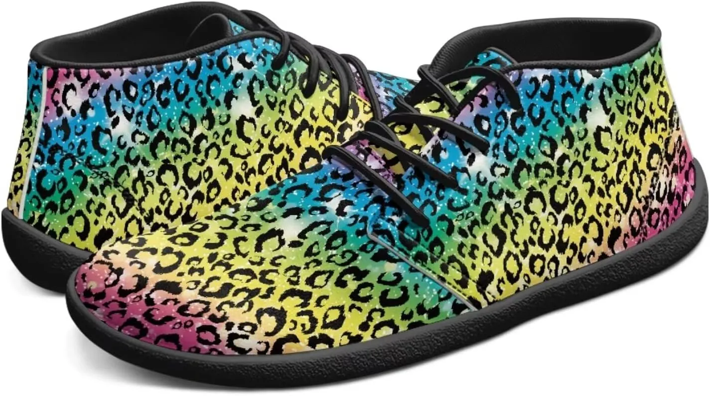 Men's Road Running Shoes Anima Print Wide Toe Shoe Classic Low Top Zero Drop Sneaker Lightweight Minimalist Sneakers
