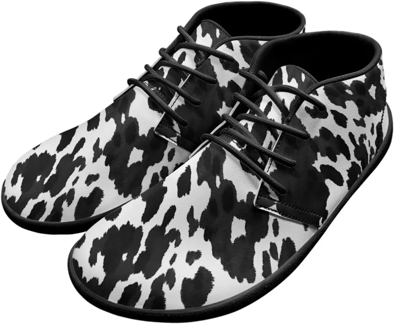 Men's Road Running Shoes Anima Print Wide Toe Shoe Classic Low Top Zero Drop Sneaker Lightweight Minimalist Sneakers
