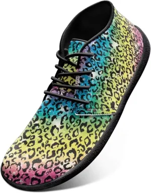 Men's Road Running Shoes Anima Print Wide Toe Shoe Classic Low Top Zero Drop Sneaker Lightweight Minimalist Sneakers