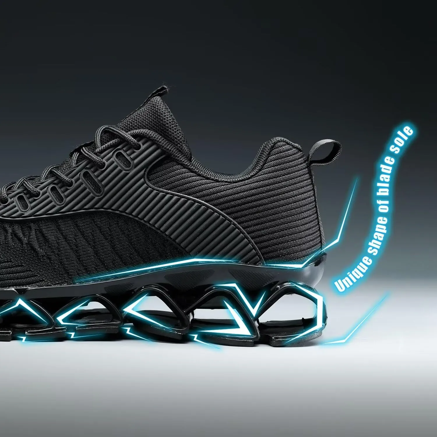 Men's Running Shoes Blade Tennis Walking Casual Fashion Sneakers Breathable Non Slip Gym Sports Work Athletic Trainers