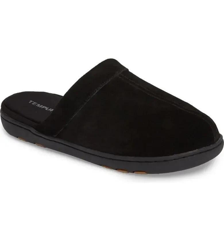 Men’s Tempur-Pedic Lonny – Ultra-Cushioned Scuff Slipper for Cozy Comfort