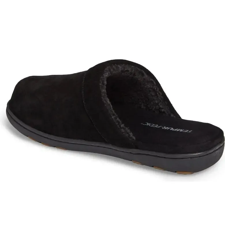 Men’s Tempur-Pedic Lonny – Ultra-Cushioned Scuff Slipper for Cozy Comfort