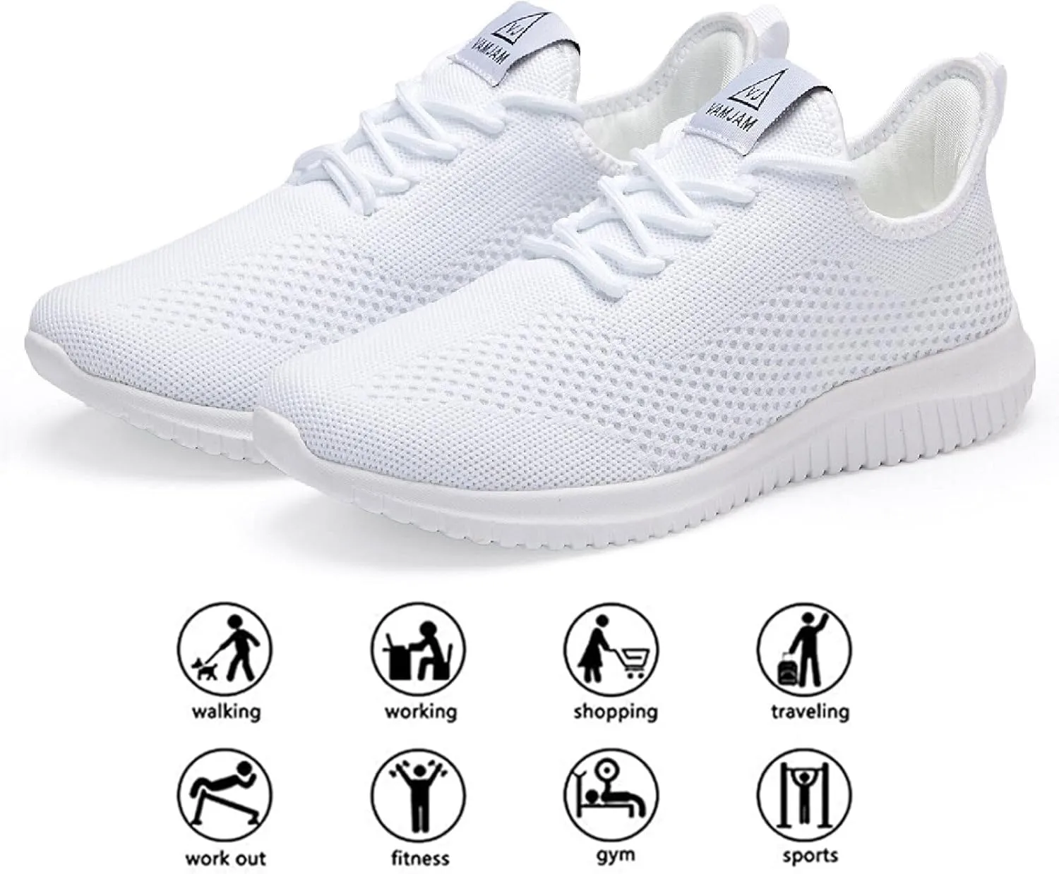Men's Walking Shoes Running Shoes Ultra Lightweight Comfortable Breathable Sneakers Workout Shoes for Men