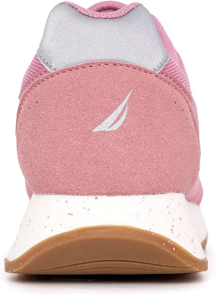 Nautica Girls' Sneakers - Lace-Up Tennis Shoes, Casual & Comfortable for Toddlers,Toddler, Little Kids & Big Kids (Platform/Regular)