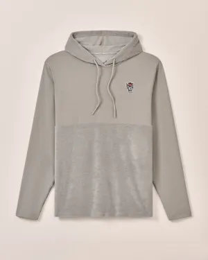 NC State Haggard Mixed Media Hoodie - Wolf Logo