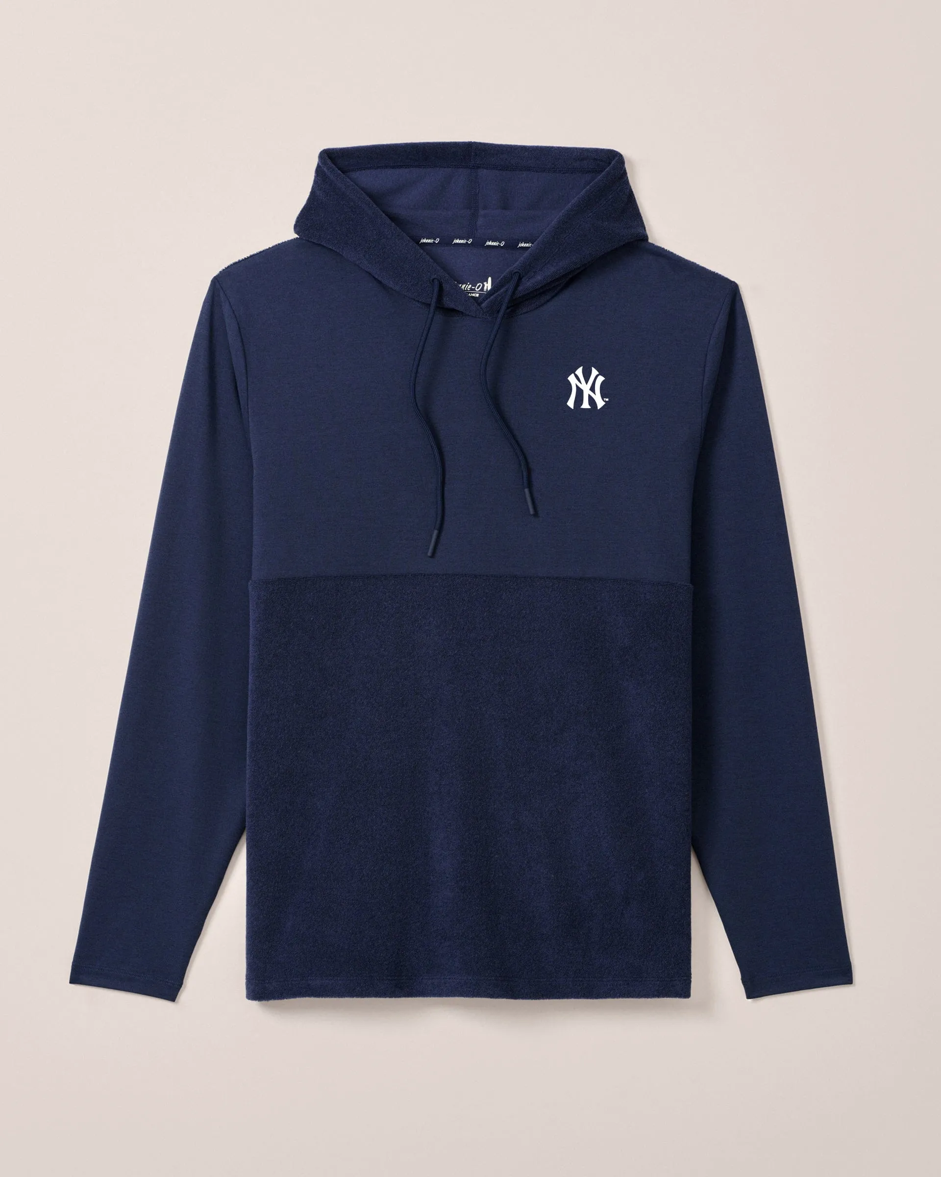 New York Yankees Haggard Mixed Media Hoodie