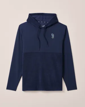 North Carolina Haggard Mixed Media Hoodie - Tar Heel Logo