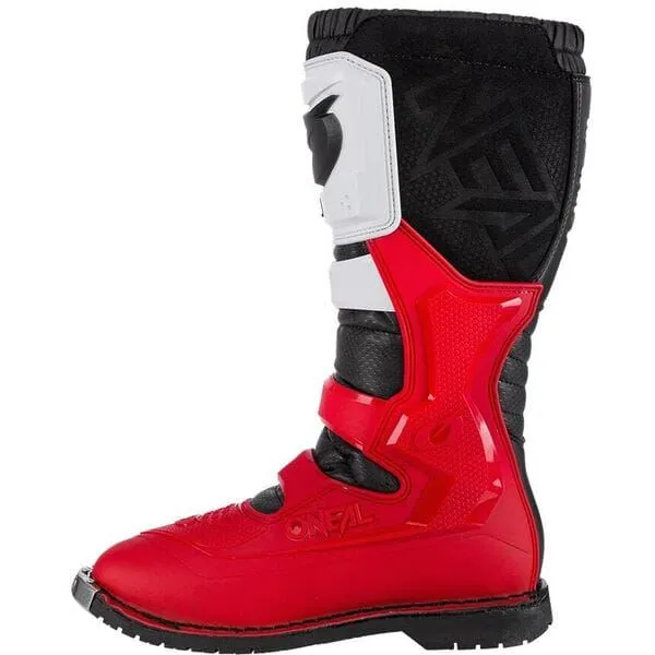 O'Neal 2024 Motocross Boots Rider Pro Black White Red