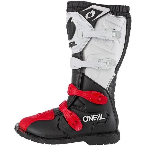 O'Neal 2024 Motocross Boots Rider Pro Black White Red
