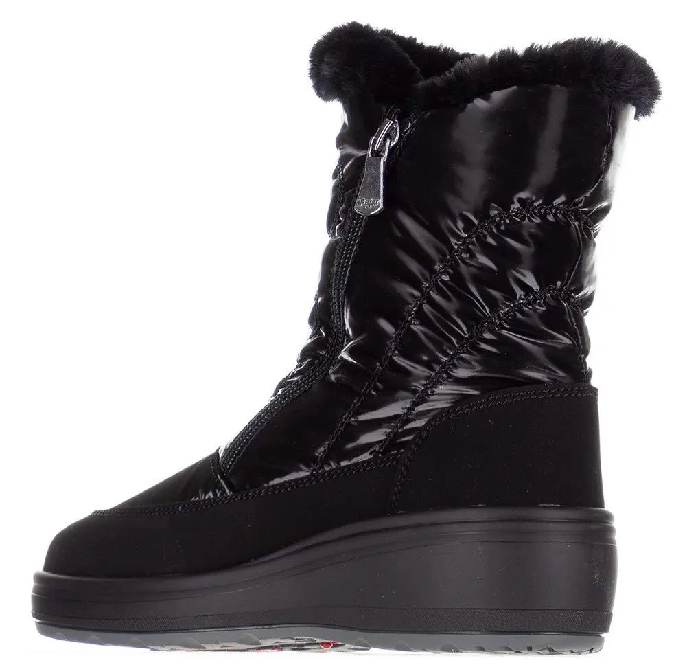 PAJAR Women's Black Size 6 Veronica 2.0 Water-Resistant Side Zipper Ankle Boots