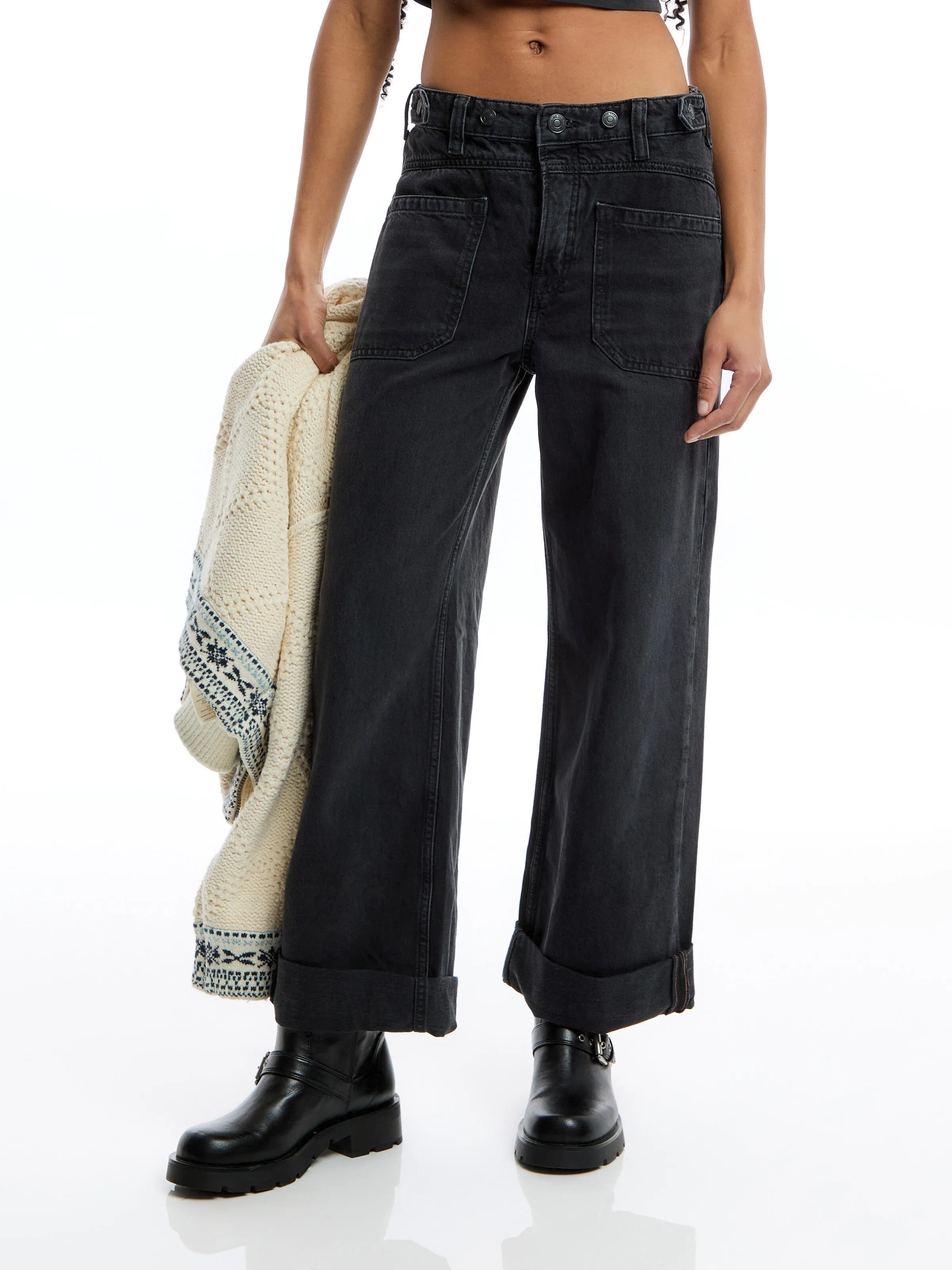 Palmer Cuffed Jeans