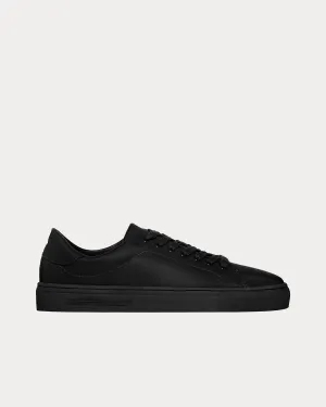 Recycled Nylon Black Low Top Sneakers