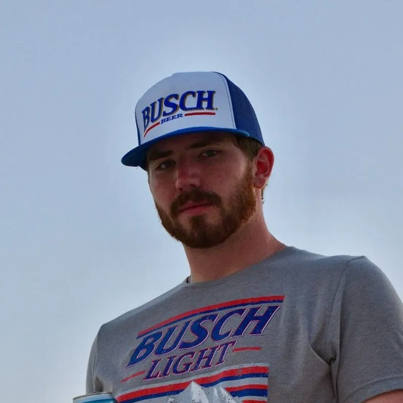 Retro Busch Beer Royal Snapback Hat