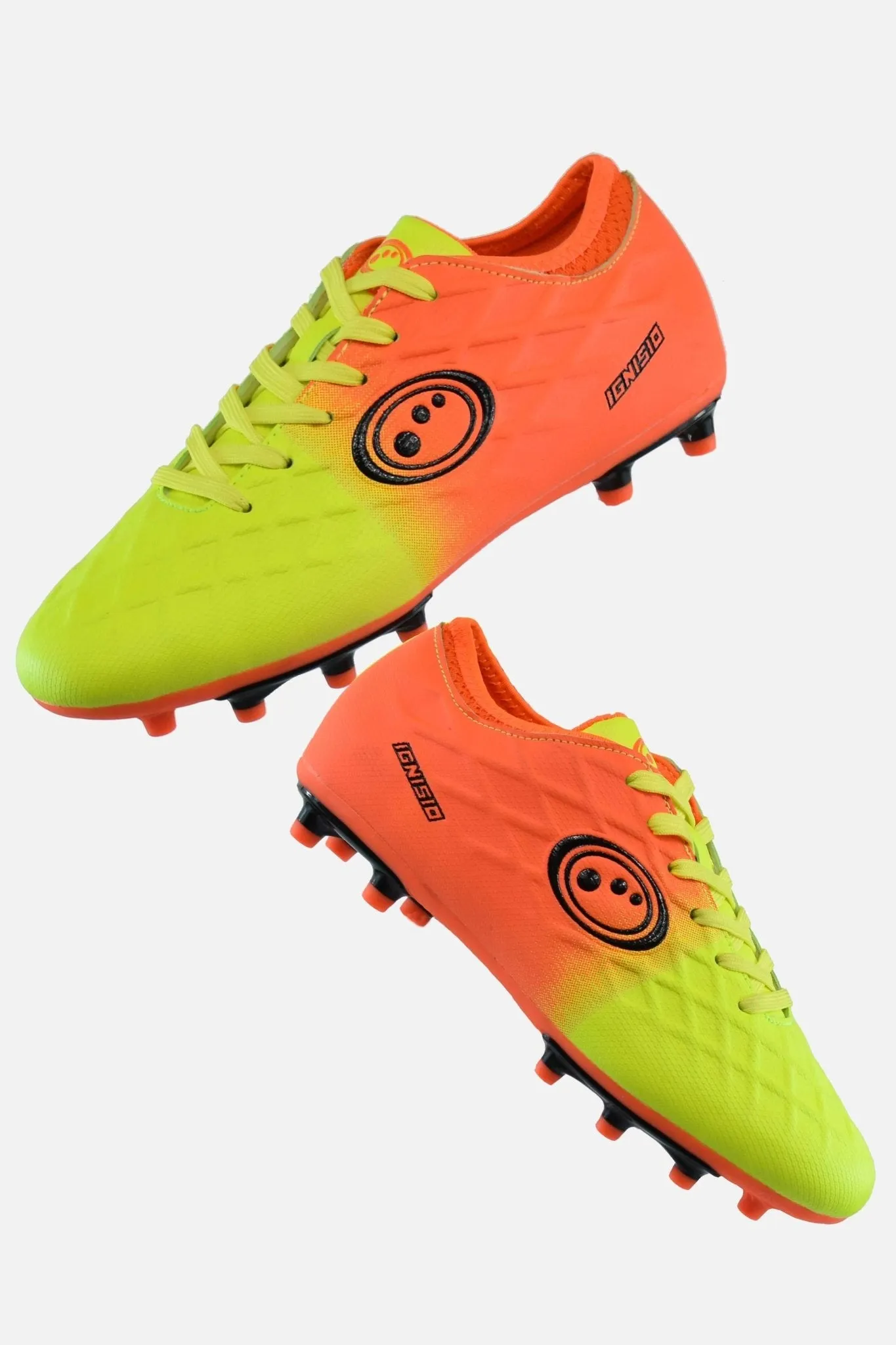 Senior Aztec Orange Ignisio Lace Up Rugby Football Boot