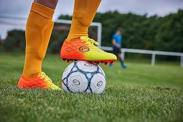 Senior Aztec Orange Ignisio Lace Up Rugby Football Boot