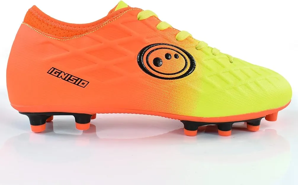Senior Aztec Orange Ignisio Lace Up Rugby Football Boot