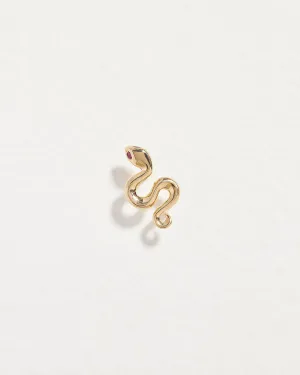 Serpent Ruby Stud
