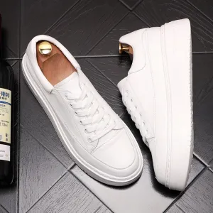 Shoes lace up flats Original leather Streetwear