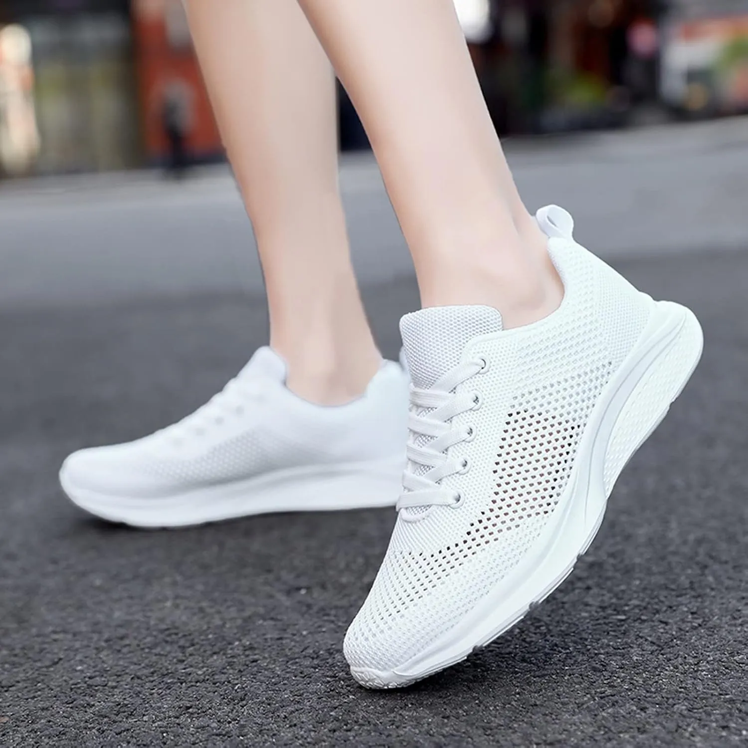 Sneakers for Women Running Shoes Fashion Walking Lace Up Womens Tennis Shoes Athletic Shoes Casual Shoes Sneakers Steel Toe Tennis Shoe Trainers Shoe