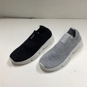 SP23 Geox J Aril Glittery Sock Sneaker