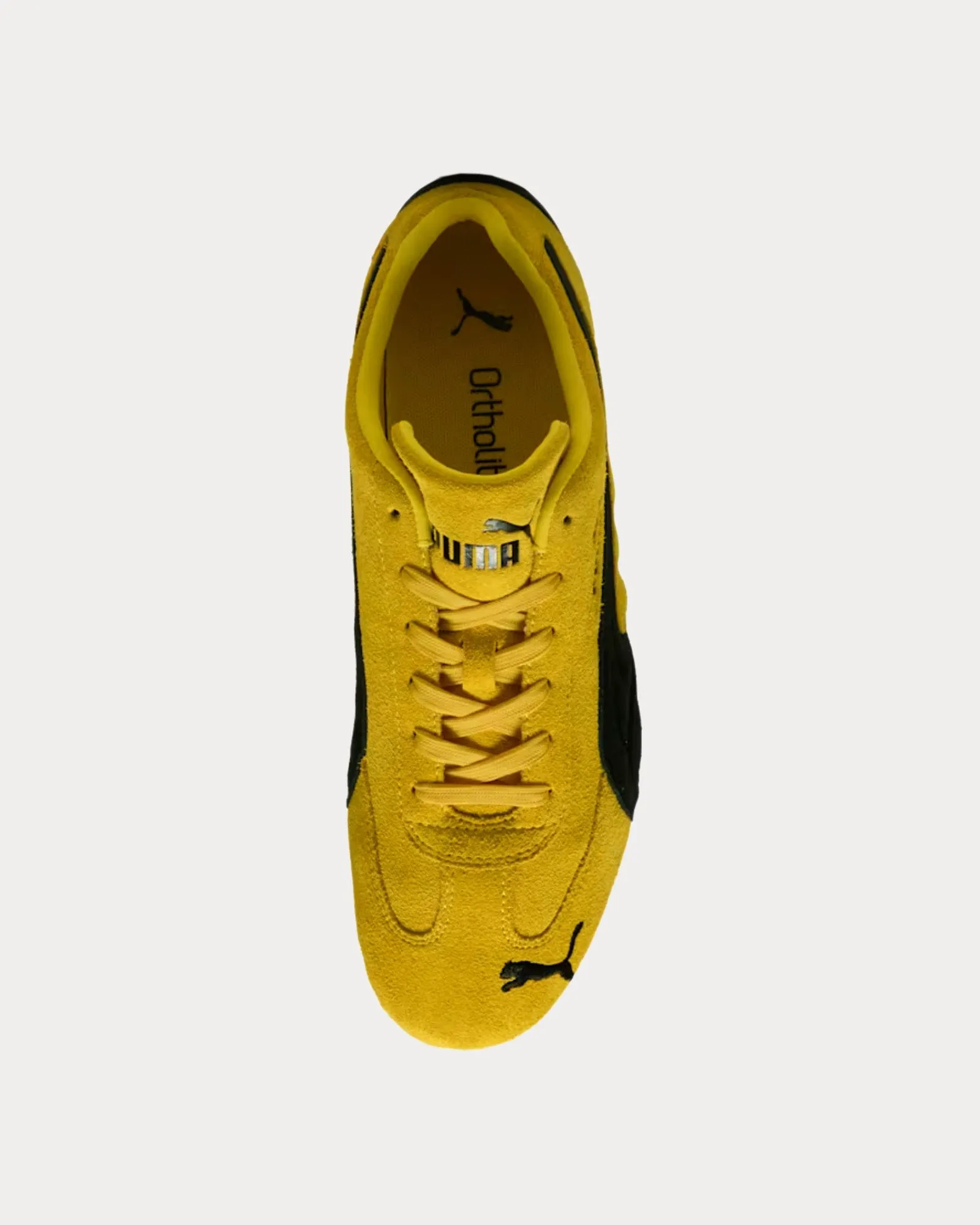 Speedcat OG Pelé Yellow / Puma White Low Top Sneakers