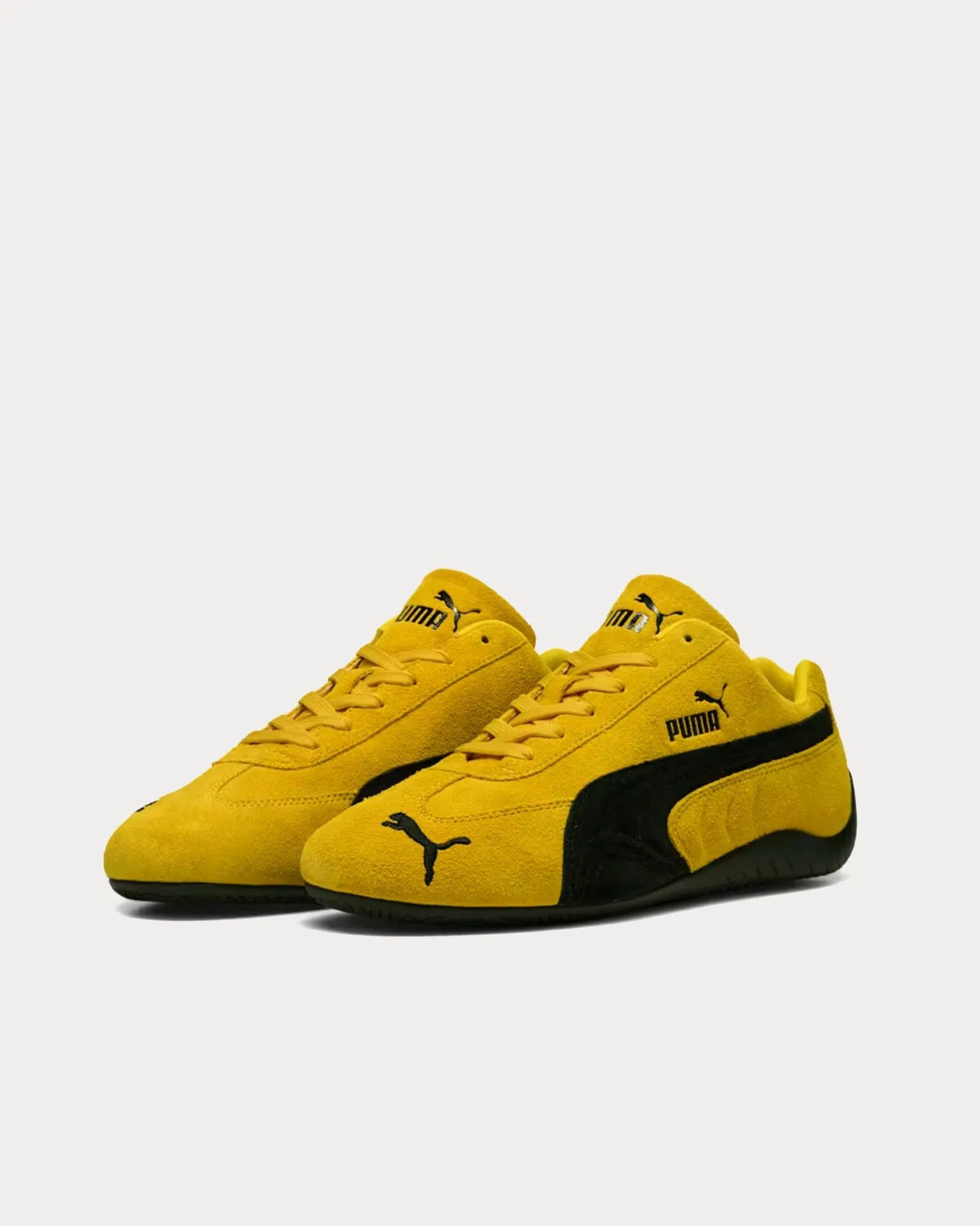 Speedcat OG Pelé Yellow / Puma White Low Top Sneakers