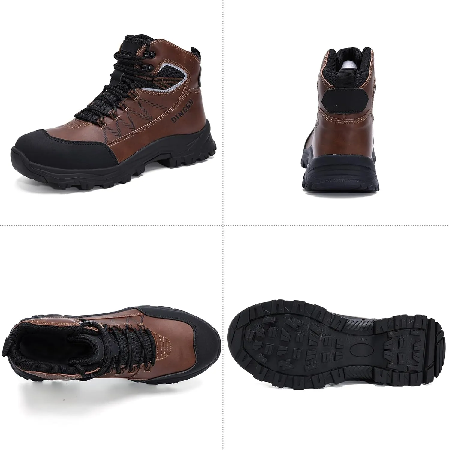 Steel Toe Boots for Men Waterproof Safety Work BootsComfortable Mens Industrial & Construction Boots
