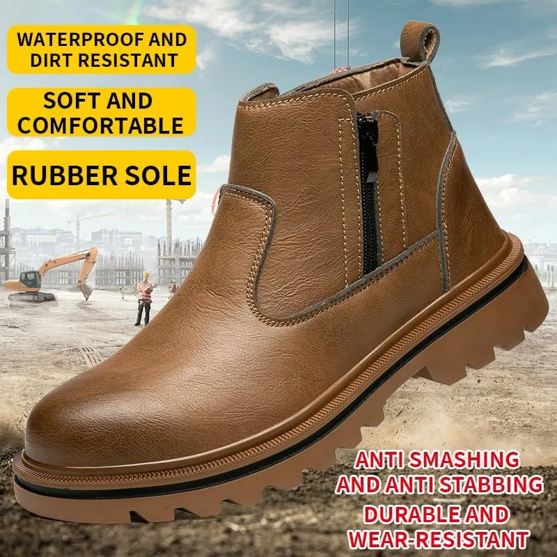 Steel Toe Boots for Men Women Lightweight Safety Boots Indestructible Construction Steel Toe Shoes for Men Composite Toe Boots