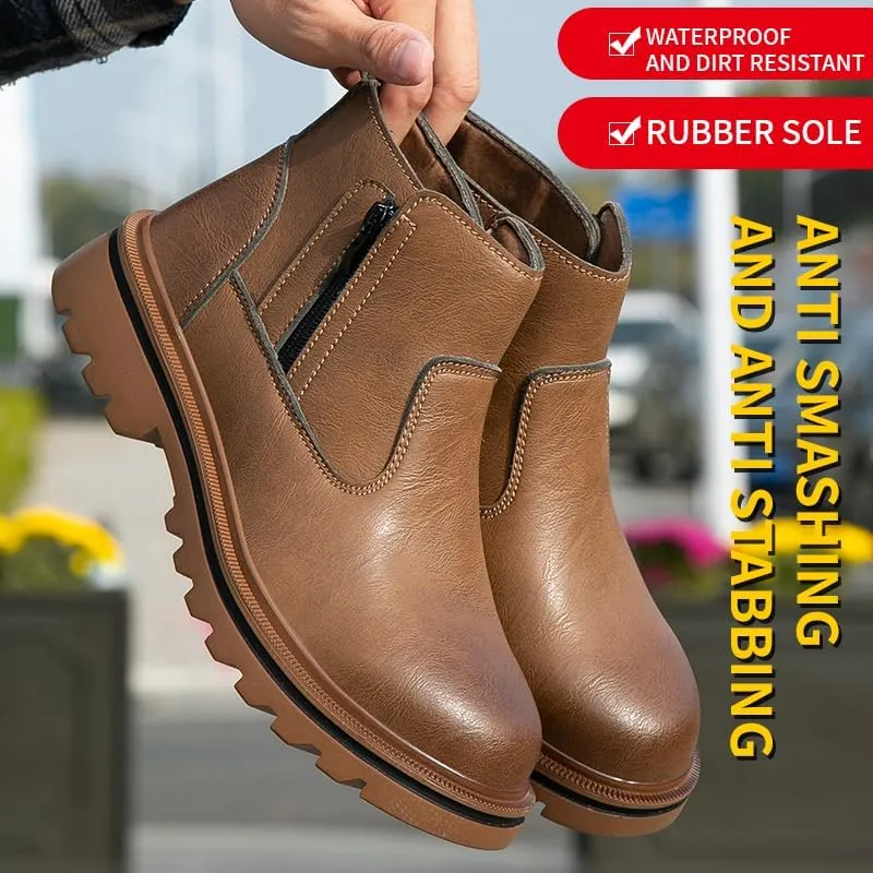 Steel Toe Boots for Men Women Lightweight Safety Boots Indestructible Construction Steel Toe Shoes for Men Composite Toe Boots