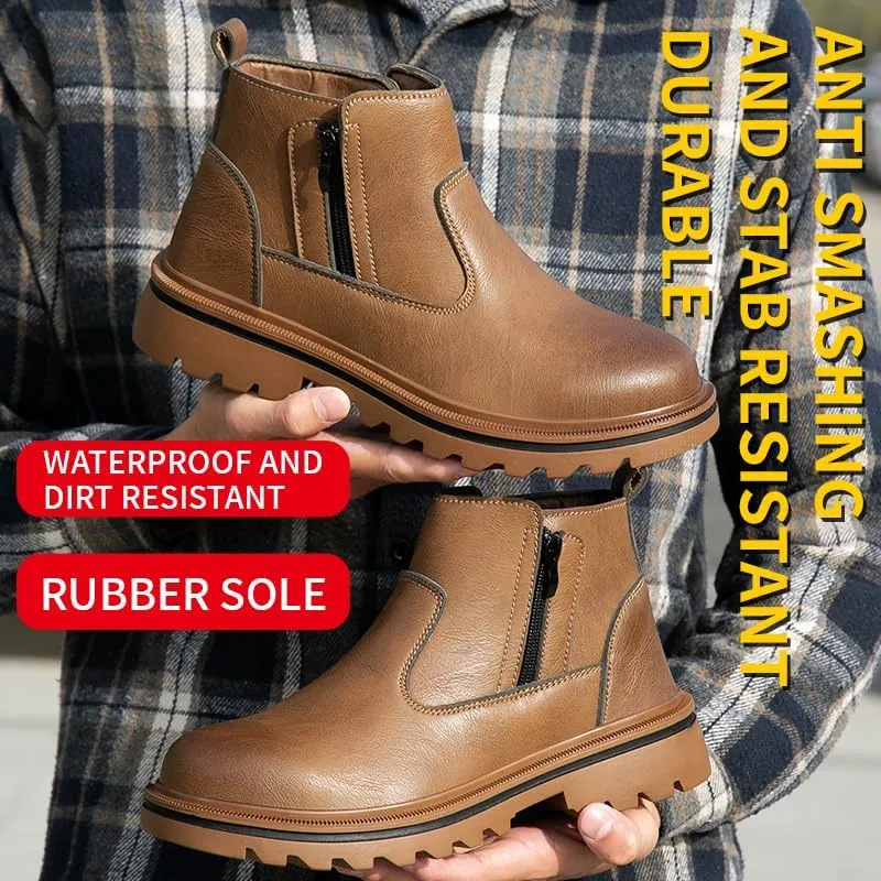 Steel Toe Boots for Men Women Lightweight Safety Boots Indestructible Construction Steel Toe Shoes for Men Composite Toe Boots