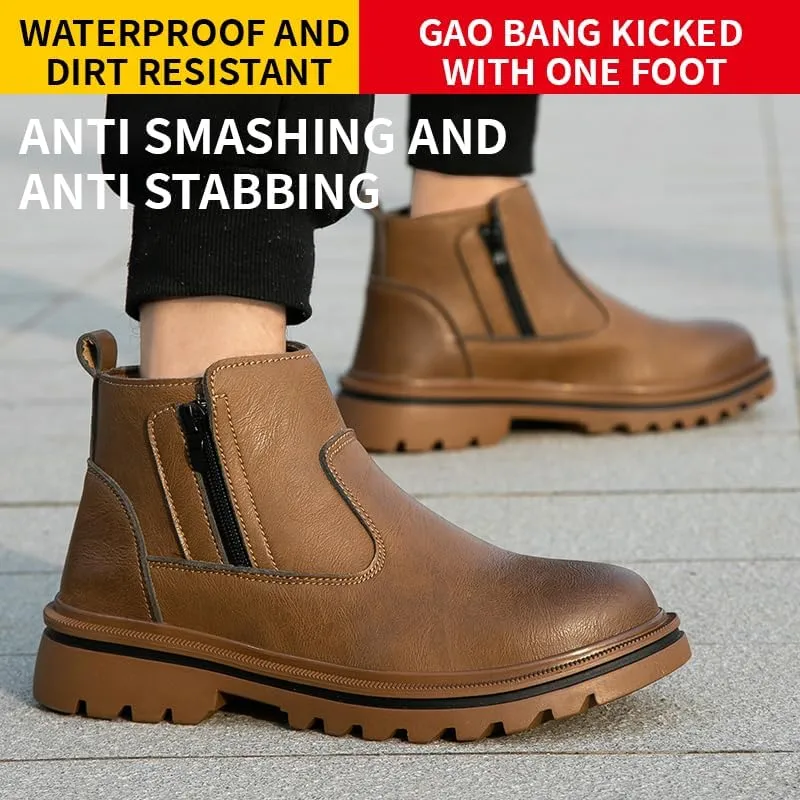Steel Toe Boots for Men Women Lightweight Safety Boots Indestructible Construction Steel Toe Shoes for Men Composite Toe Boots
