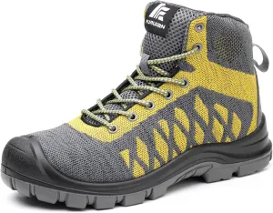 Steel Toe Shoes for Men Comfortable Safety Shoes Non Slip Steel Toe Sneaker
