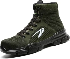 Steel Toe Work Boots for Men Women Lightweight Industrial & Construction Indestructible Safety Comfortable Shoes