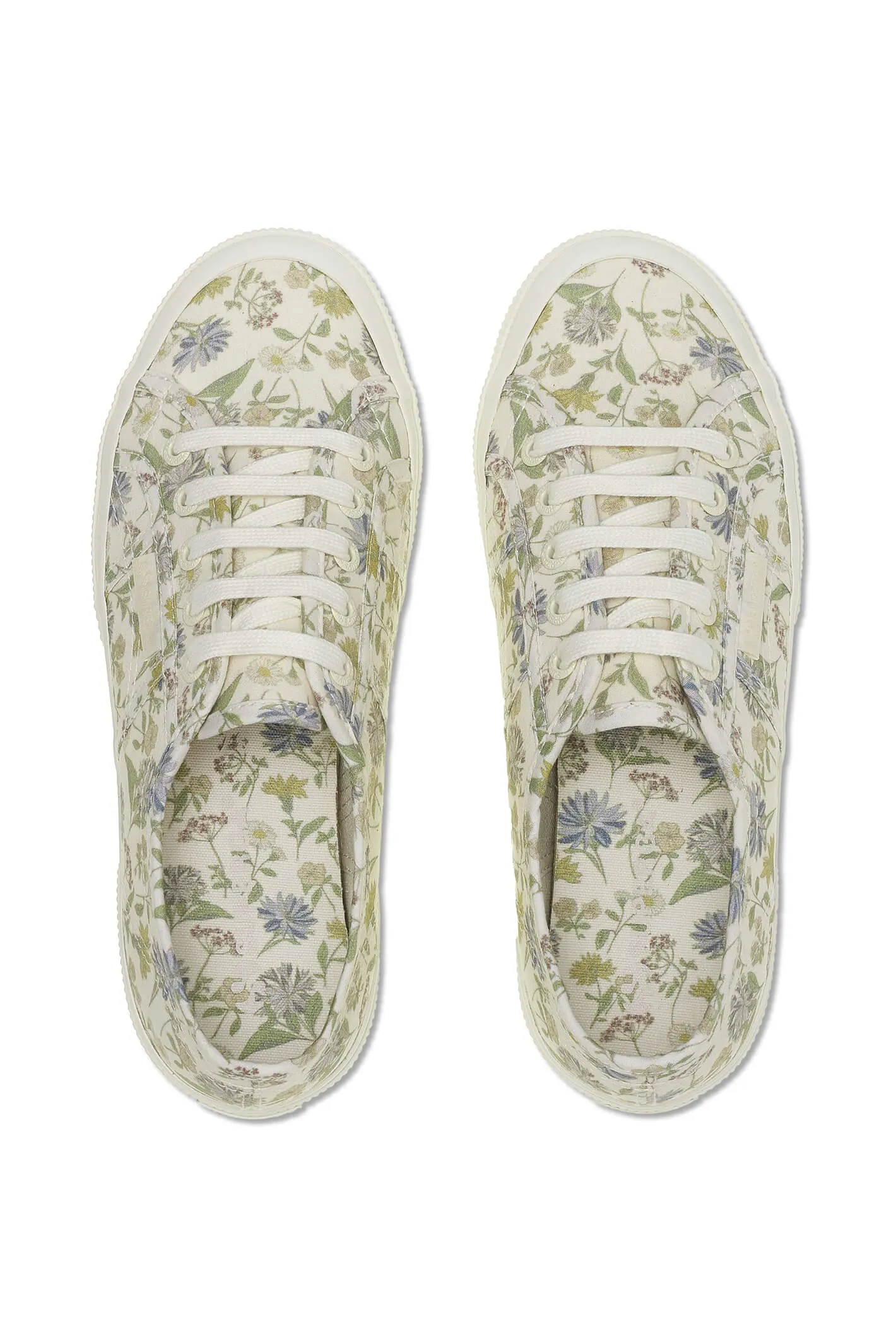 Superga 2750 Floral Print S31222W White AAC Trainer