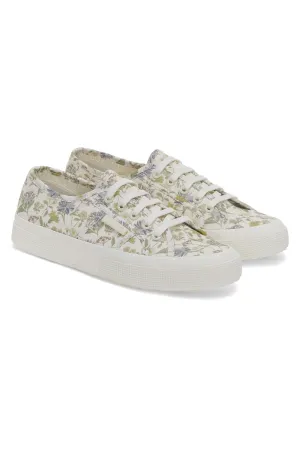 Superga 2750 Floral Print S31222W White AAC Trainer