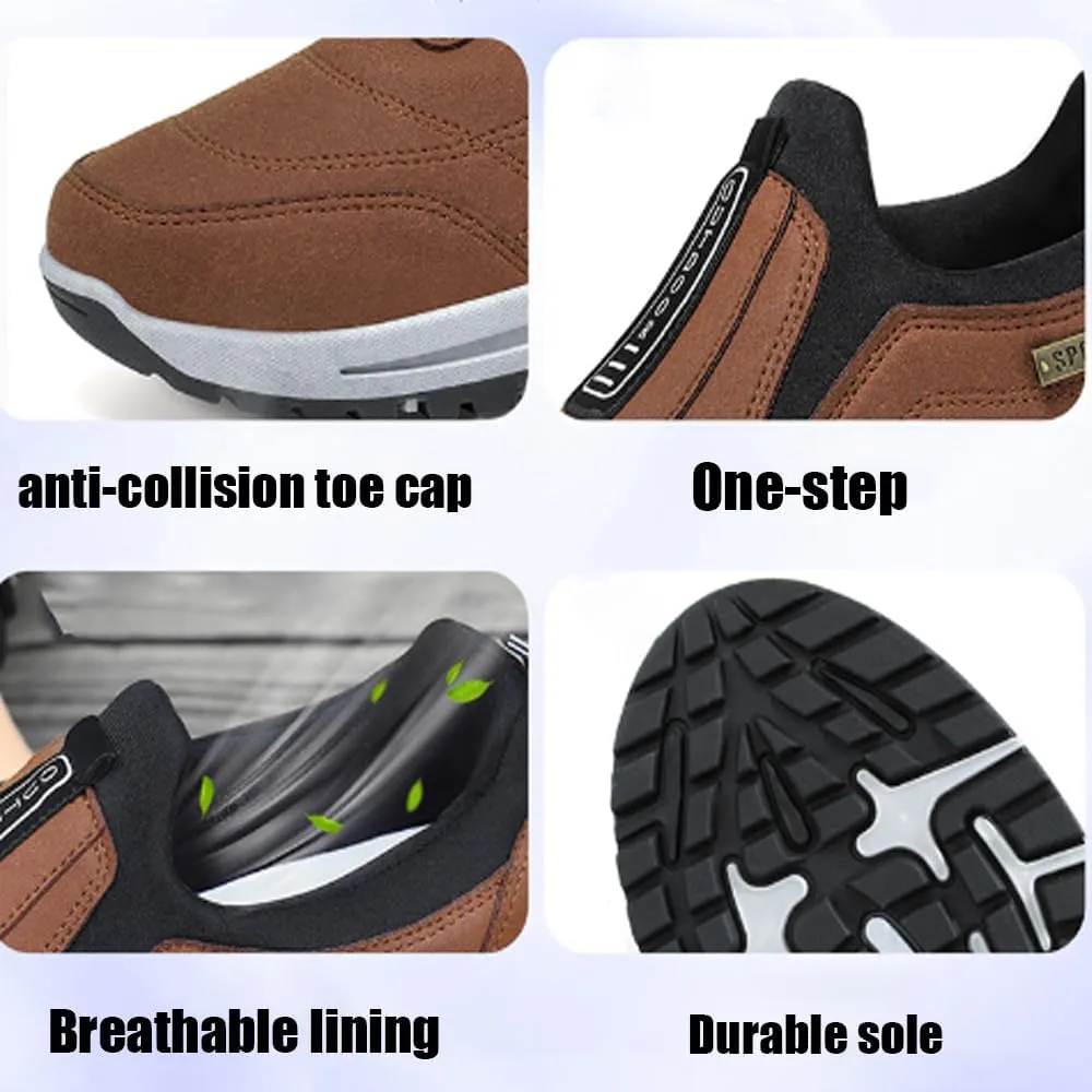 Teresad Shoes Men, Relieffoot Walking Shoes, Comfortable Orthopedic Slip-On Casual Shoes