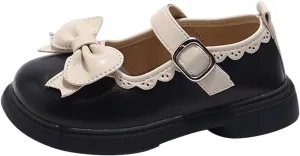 Toddler Girls Mary Jane Dress Shoes Uniform School Wedding Party Ballet Flats Slip-On Ankle Strap Sandal
