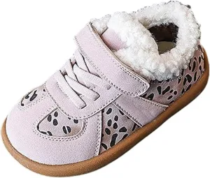 Toddler Wide Toe Box Shoes Kids Barefoot Shoes Walking Sneakers Non-Slip Drop Shoes,Toddler Little Girl Casual Shoes