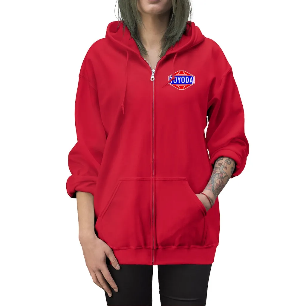 TOYODA Old School Unisex Zip Up Hoodie
