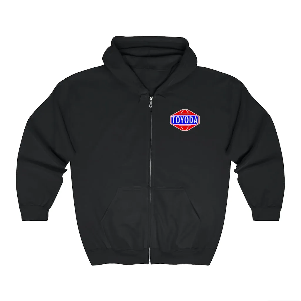 TOYODA Old School Unisex Zip Up Hoodie