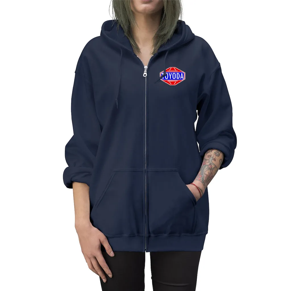 TOYODA Old School Unisex Zip Up Hoodie