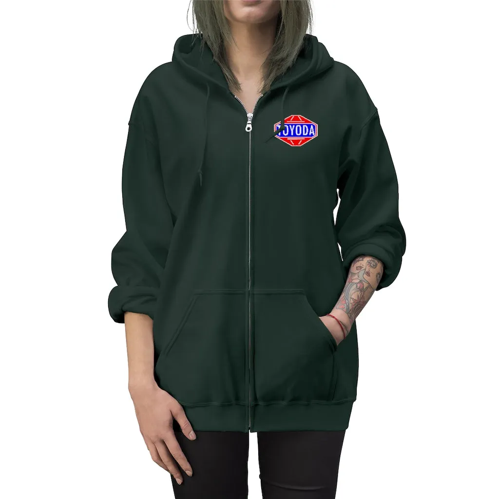 TOYODA Old School Unisex Zip Up Hoodie