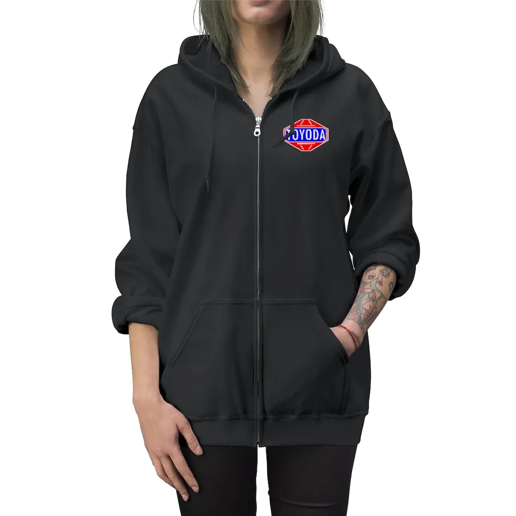 TOYODA Old School Unisex Zip Up Hoodie
