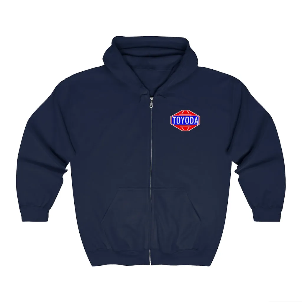 TOYODA Old School Unisex Zip Up Hoodie