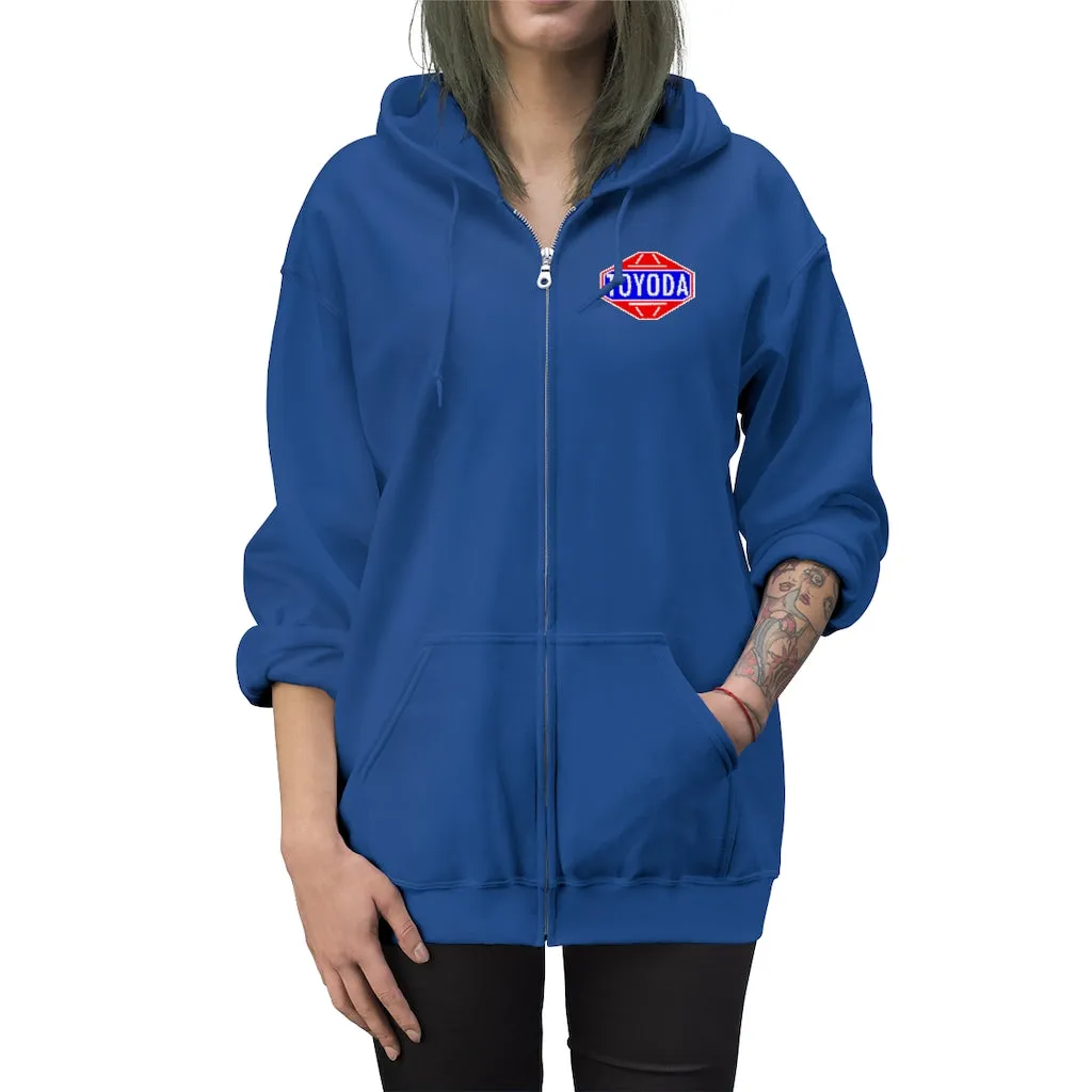 TOYODA Old School Unisex Zip Up Hoodie