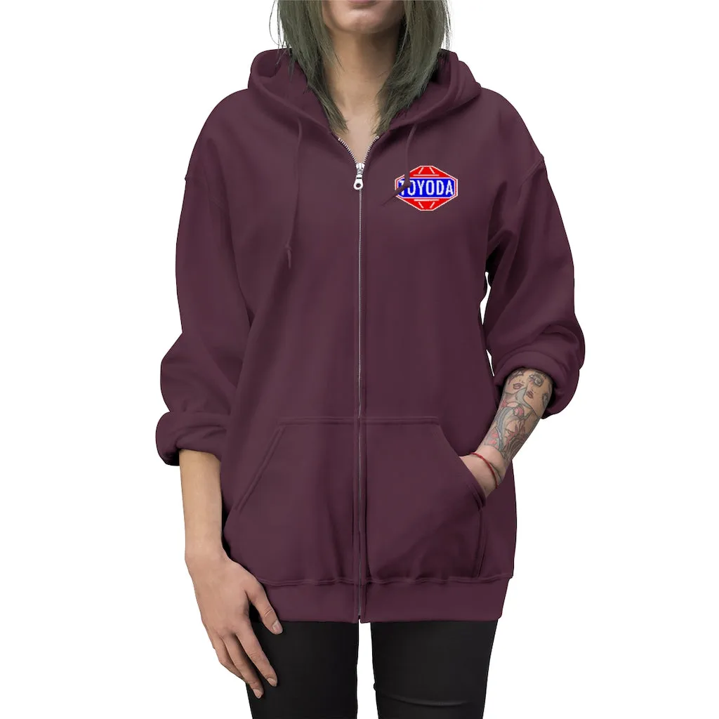 TOYODA Old School Unisex Zip Up Hoodie