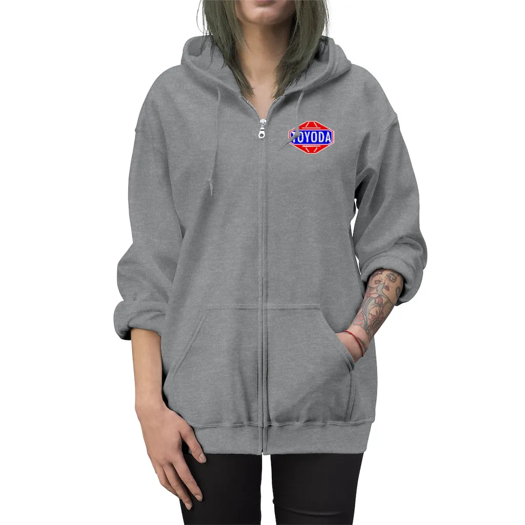 TOYODA Old School Unisex Zip Up Hoodie