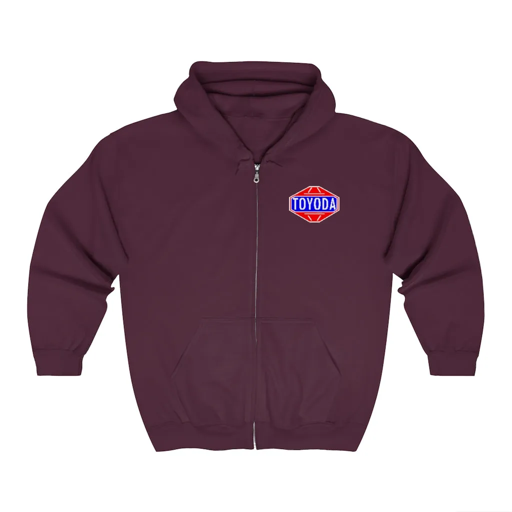 TOYODA Old School Unisex Zip Up Hoodie