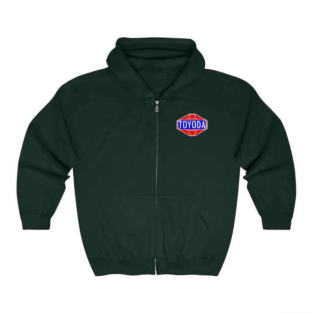 TOYODA Old School Unisex Zip Up Hoodie